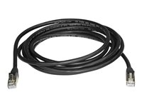 StarTech.com Cat6a Ethernet-kabel - skärmad (STP) - 3 m, svart - patch-kabel - 3 m - svart 6ASPAT3MBK