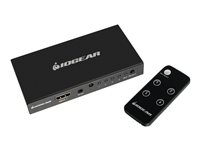 IOGEAR GHDSW4K4 - video-/ljudomkopplare - 4 portar GHDSW4K4