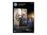 HP Advanced Glossy Photo Paper - fotopapper - blank - 60 ark - 100 x 150 mm - 250 g/m² Q8008A