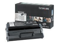 Lexmark - svart - original - tonerkassett - LRP 12A7400