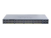 Cisco Catalyst 2960X-48FPD-L - switch - 48 portar - Administrerad - rackmonterbar WS-C2960X-48FPD-L