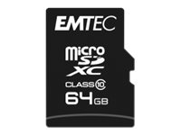 EMTEC - USB flash-enhet - 16 GB - microSDHC ECMSDM64GXC10CG