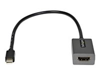 StarTech.com Mini DisplayPort to HDMI Adapter, mDP to HDMI Adapter Dongle, 1080p, Mini DisplayPort 1.2 to HDMI Monitor/Display, Mini DP to HDMI Video Converter, 12" Long Attached Cable - Thunderbolt 1/2 Compatible (MDP2HDEC) - videokort - Mini DisplayPort / HDMI - 30 cm MDP2HDEC