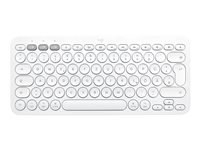 Logitech K380 Multi-Device Bluetooth Keyboard - tangentbord - QWERTZ - schweizisk - offwhite 920-010397