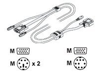 Adder Sun Converter Cable - tangentbords-/video-/muskabel - 5 m CCSUN-5M