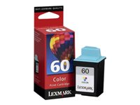 Lexmark Cartridge No. 60 - gul, cyan, magenta - original - bläckpatron 17G0060