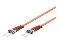 MicroConnect nätverkskabel - 100 m - orange FIB1100100