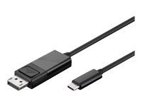 MicroConnect - USB/DisplayPort-kabel - USB-C till DisplayPort - 50 cm USB3.1CDPB05
