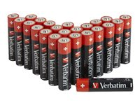 Verbatim batteri - 24 x AA / LR6 - alkaliskt 49505