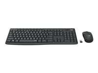 Logitech MK295 Silent - sats med tangentbord och mus - portugisisk - grafit Inmatningsenhet 920-009870