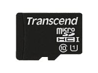 Transcend microSDHC Class 10 UHS-I (Premium) - flash-minneskort - 8 GB - microSDHC UHS-I TS8GUSDCU1