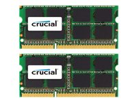 Crucial - DDR3 - sats - 8 GB: 2 x 4 GB - SO DIMM 204-pin - 1333 MHz / PC3-10600 - ej buffrad CT2K4G3S1339M