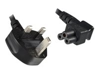 MicroConnect - strömkabel - BS 1363 till IEC 60320 C5 - 1.8 m PE090818A