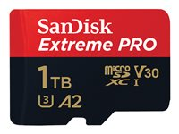 SanDisk Extreme Pro - flash-minneskort - 1 TB - mikroSDXC UHS-I SDSQXCD-1T00-GN6MA