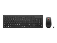 Lenovo Essential Wireless Combo Gen 2 - sats med tangentbord och mus - Nordisk - svart Inmatningsenhet 4X31N50752