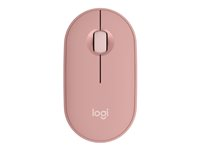 Logitech Pebble Mouse 2 M350s - mus - Bluetooth 5.2 LE - tonal rose 910-007014