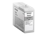 Epson T8507 - gråsvart - original - bläckpatron C13T850700