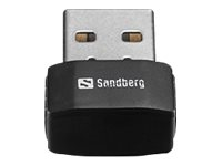 Sandberg Micro WiFi USB Dongle - nätverksadapter - USB 2.0 133-91