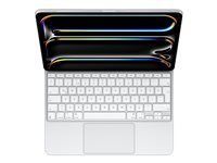 Apple Magic Keyboard - tangentbord och foliefodral - med pekdyna - QWERTY - turkiska - vit Inmatningsenhet MWR43TX/A