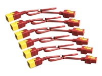 APC Power Cord Kit - strömkabel - IEC 60320 C19 till IEC 60320 C20 - 61 cm AP8716SX340