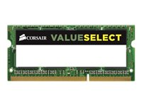 CORSAIR Value Select - DDR3L - modul - 8 GB - SO DIMM 204-pin - 1333 MHz / PC3-10600 - ej buffrad CMSO8GX3M1C1333C9