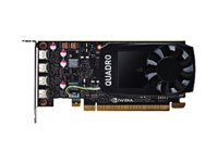 NVIDIA Quadro P1000 - Kundsats - grafikkort - Quadro P1000 - 4 GB 490-BDXN