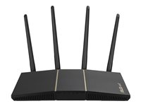 ASUS RT-AX57 - trådlös router - Wi-Fi 6 - Wi-Fi 6 - skrivbordsmodell 90IG06Z0-MO3C00