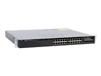 Cisco Catalyst 3650-24PS-S - switch - 24 portar - Administrerad - rackmonterbar WS-C3650-24PS-S