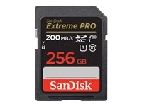 SanDisk Extreme Pro - flash-minneskort - 256 GB - SDXC UHS-I SDSDXXD-256G-GN4IN