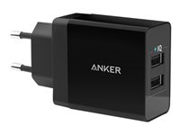 Anker PowerPort 2 strömadapter - USB - 24 Watt A2021L11