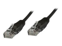 MicroConnect nätverkskabel - 1 m - svart UTP601S