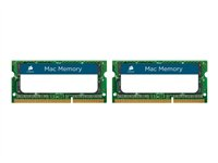 CORSAIR Mac Memory - DDR3 - sats - 8 GB: 2 x 4 GB - SO DIMM 204-pin - 1333 MHz / PC3-10666 - ej buffrad CMSA8GX3M2A1333C9