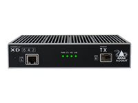 AdderLink XD642 - Dual-Head - sändare och mottagare - KVM/audio/serial/USB/nätverksförlängning XD642P-DP