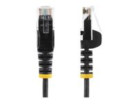 StarTech.com 3 m CAT6-kabel - Tunn - Ej hakfria RJ45-kontakter - Svart - patch-kabel - 3 m - svart N6PAT300CMBKS