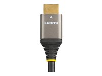 StarTech.com 1 m HDMI 2.1-kabel 8K - Certifierad Ultra High Speed HDMI-kabel 48 Gbit/s - 8K 60 Hz/4K 120 Hz HDR10 + eARC - Ultra HD 8K HDMI-kabel - Monitor/TV/skärm - Flexibel TPE-mantel - HDMI-kabel med Ethernet - 1 m HDMM21V1M