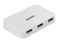 Lindy 4 Port USB 3.0 Hub Basic - hubb - 4 portar 43143