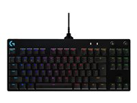Logitech G Pro Mechanical Gaming Keyboard - tangentbord - USA, internationellt - svart Inmatningsenhet 920-009392