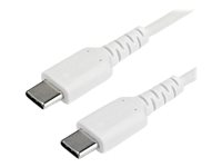 StarTech.com 2 m USB-C-kabel -&nbsp;vit - USB typ C-kabel - 24 pin USB-C till 24 pin USB-C - 2 m RUSB2CC2MW