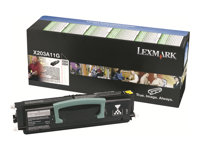 Lexmark - svart - original - tonerkassett - LCCP, LRP X203A11G