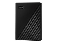 WD My Passport WDBPKJ0040BBK - hårddisk - 4 TB - USB 3.2 Gen 1 WDBPKJ0040BBK-WESN