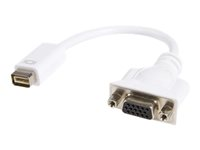 StarTech.com Mini DVI to VGA Video Cable Adapter for Macbooks and iMacs - Video adapter - mini-DVI (M) to HD-15 (VGA) (F) - 7.9 in - white - MDVIVGAMF - videokort - 20 cm MDVIVGAMF