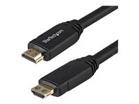 StarTech.com 10ft (3m) HDMI 2.0 Cable with Gripping Connectors, 4K 60Hz Premium Certified High Speed HDMI Cable with Ethernet, HDR10, 18Gbps, HDMI Video Cord for Monitor/TV, M/M, Black - Ultra HD HDMI Cord - HDMI-kabel - 3 m HDMM3MLP