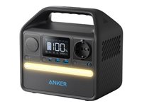 Anker PowerHouse 521 - bärbar kraftstation - 398 Watt - LiFePO4 - 80000 mAh - 256 Wh A1720311