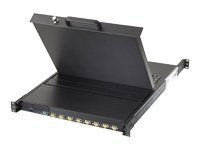 LevelOne KCM-0831 - omkopplare för tangentbord/video/mus - 8 portar - rackmonterbar KCM-0831