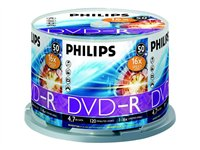 Philips DM4S6B50F - DVD-R x 50 - 4.7 GB - lagringsmedier DM4S6B50F/00