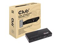 Club 3D SenseVision CSV-1370 - video-/ljudomkopplare - 4 portar CSV-1370