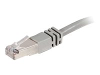 C2G Cat5e Booted Shielded (STP) Network Patch Cable - patch-kabel - 10 m - grå 83761