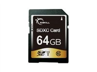 G.Skill - flash-minneskort - 64 GB - SDXC FF-SDXC64GN-U1