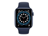 Apple Watch Series 6 (GPS + Cellular) - blå aluminium - smart klocka - 32 GB 3H321Z/A