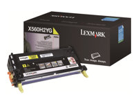Lexmark - Lång livslängd - gul - original - tonerkassett X560H2YG